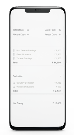 Employee Mobile App to view payslip