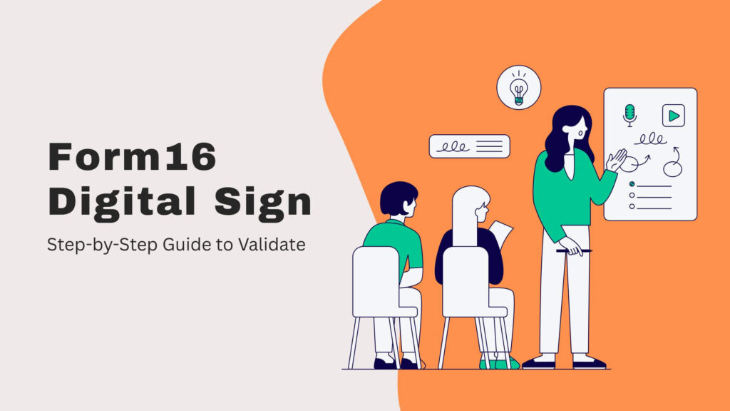 How to validate form16 digital signature