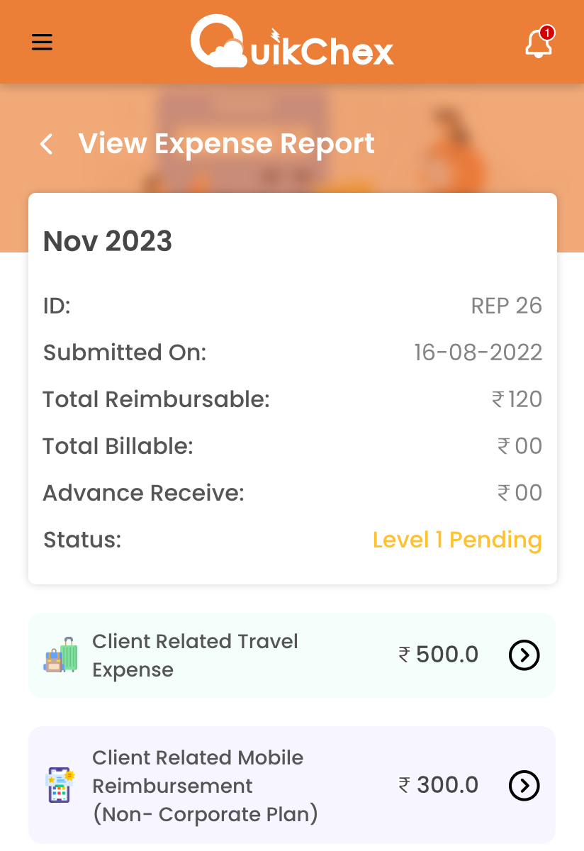 Expense Report & Multi-Level Approval Workflow