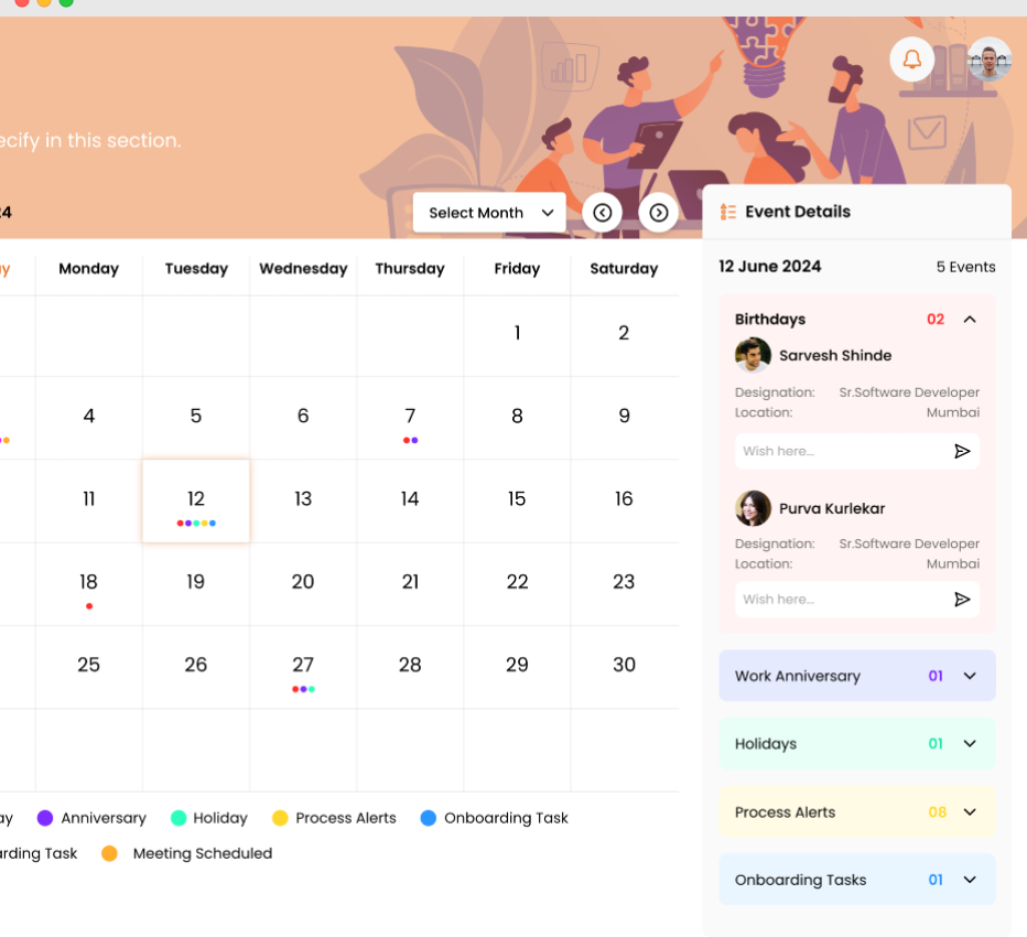 Employee Calendar